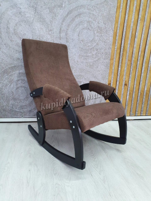 Кресло-качалка Модель 67М (Венге/Ткань коричневая Verona Brown)