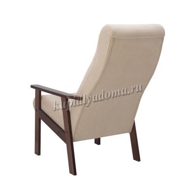 Кресло для отдыха Leset Retro (Орех/Ткань бежевая Ophelia 1)
