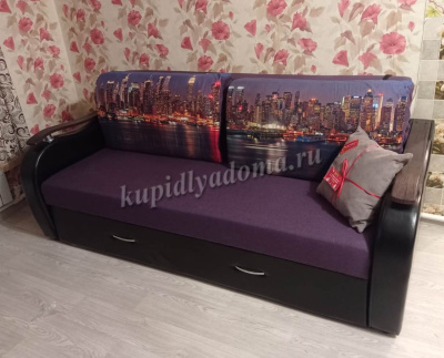 Диван-кровать Аквамарин-7 БД (3 кат.) купить в Уссурийске по низкой цене в интернет магазине мебели
