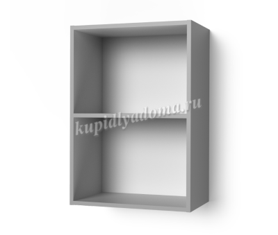 Шкаф верхний со стеклом 5ВС кухня Палермо (Дуб остин серый)